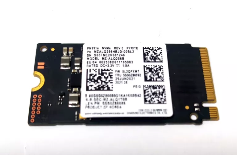 DYSK SSD SAMSUNG 256GB PM991A