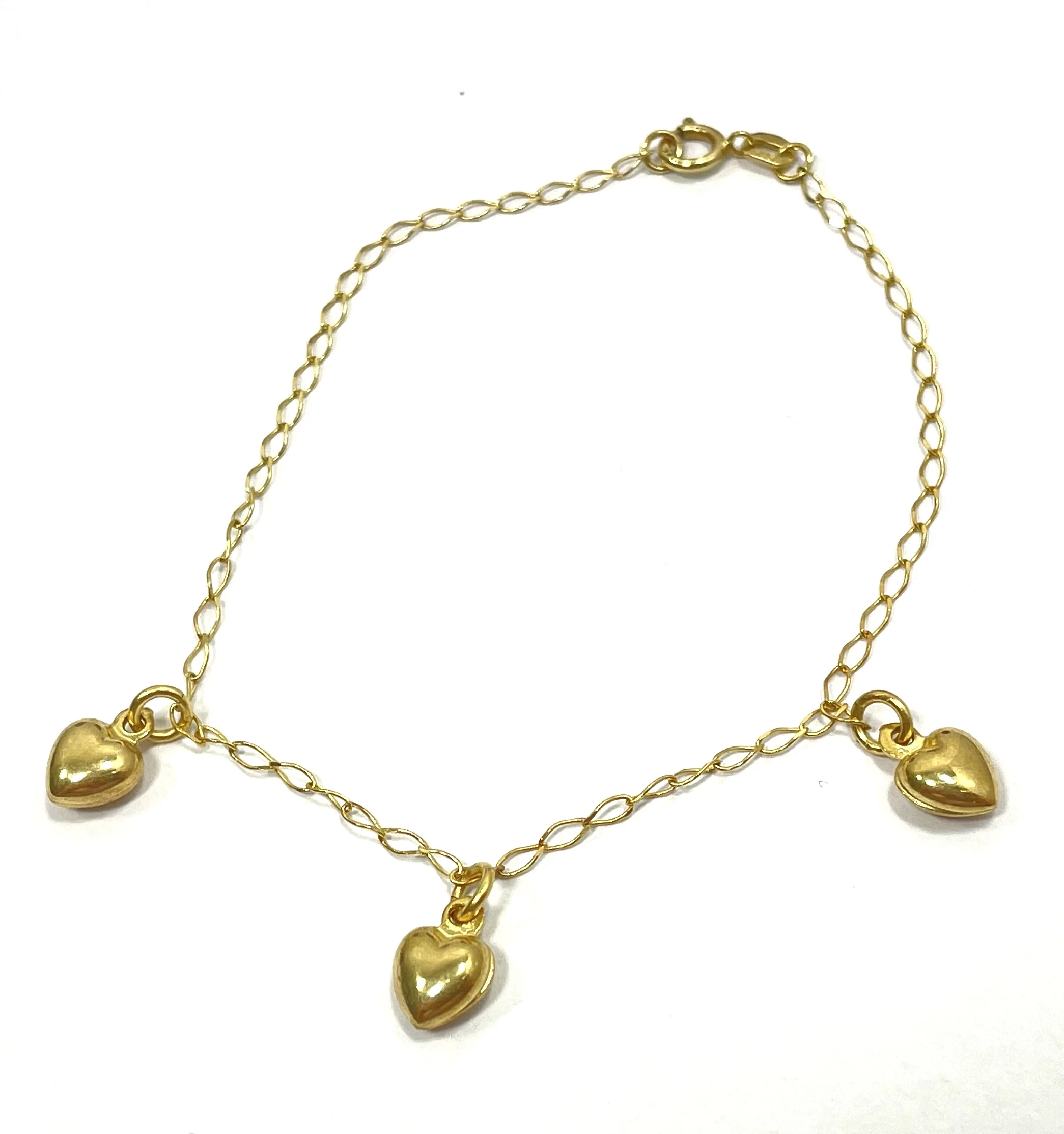 nowa-zlota-bransoletka-3-serduszka-585-147-17cm-zwyciestwa-59-gliwice-g1