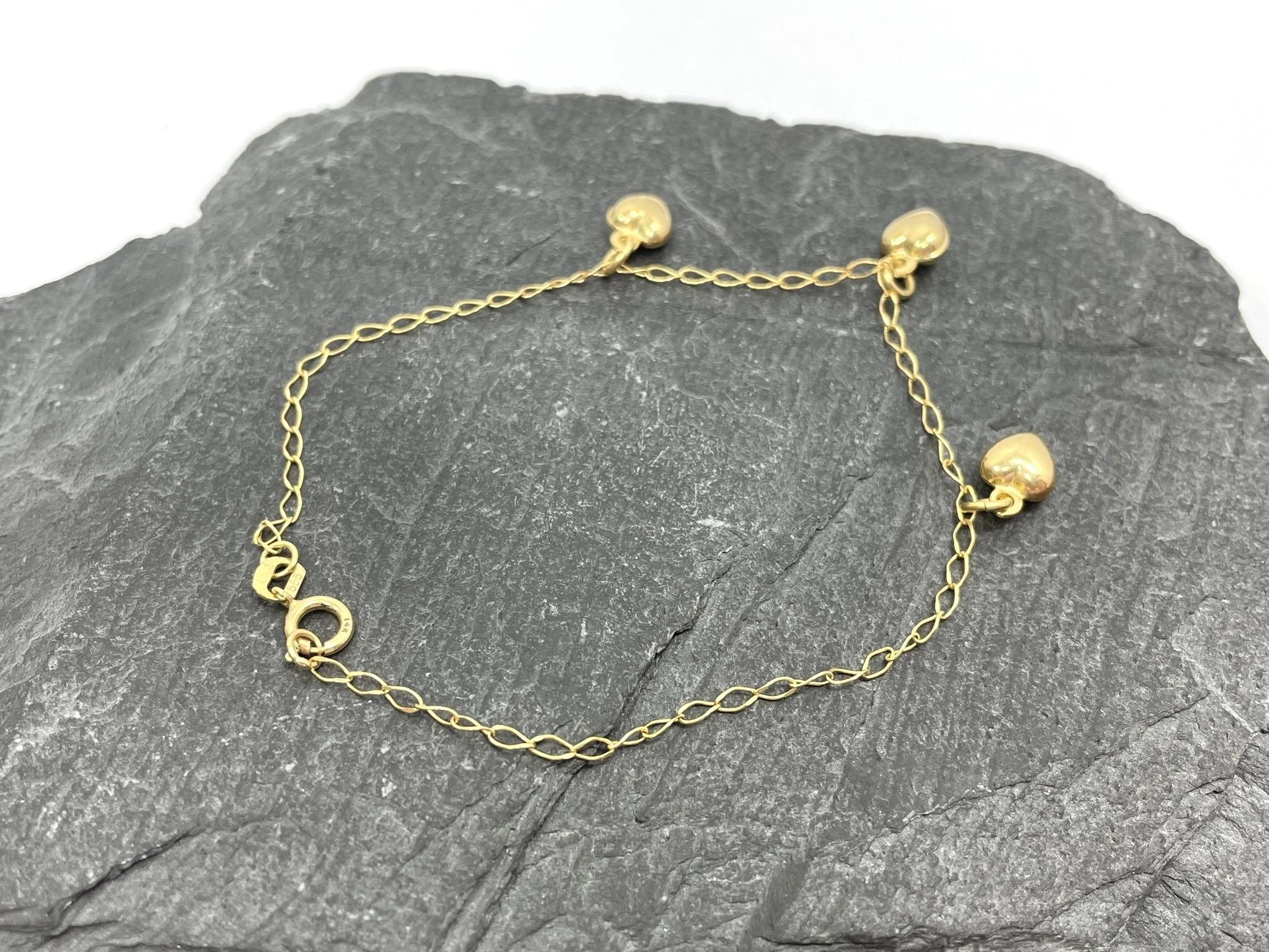 nowa-zlota-bransoletka-3-serduszka-585-147-17cm-material-15835-2