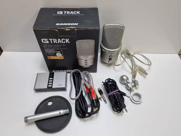 MIKROFON POJEMNOŚCIOWY SAMSON G-TRACK Z ADAPTEREM