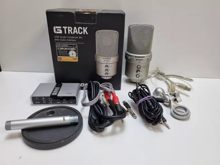MIKROFON POJEMNOŚCIOWY SAMSON G-TRACK Z ADAPTEREM
