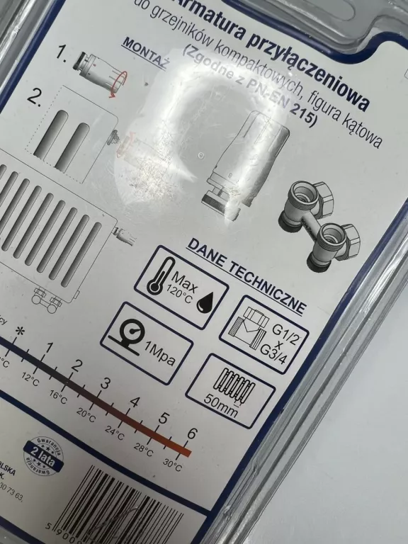 ZESTAW TERMOSTATYCZNY KĄTOWY SCHLOSSER RAL 1013