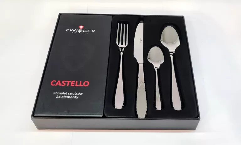 ZESTAW SZTUĆCÓW ZWIEGER CASTELLO 24EL. JAK NOWE!