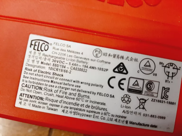 SEKATOR ELEKTRYCZNY FELCO 811