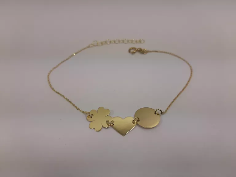 nowa-bransoletka-koniczynka-serce-kolko-333-dl19-stan-nowy