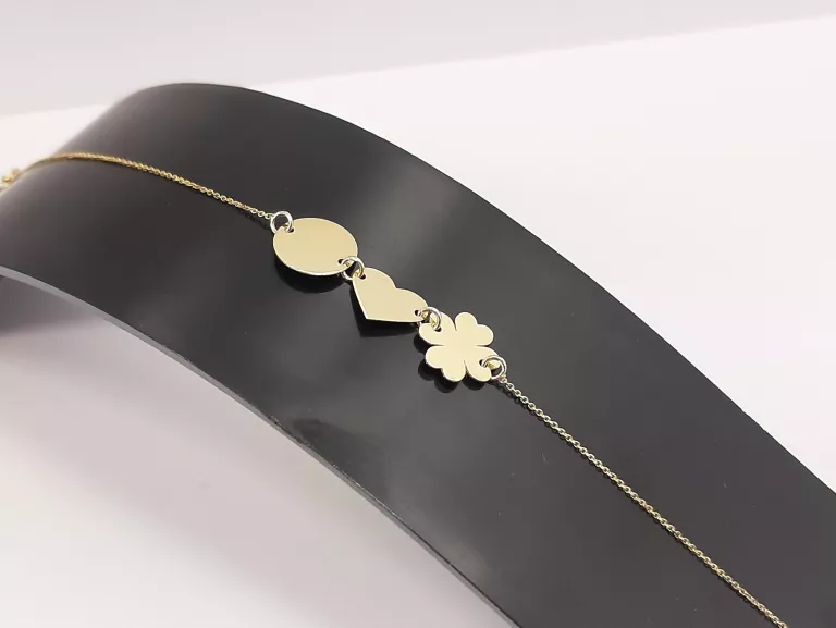 nowa-bransoletka-koniczynka-serce-kolko-333-dl19-rodzaj-wyrob-jubilerski