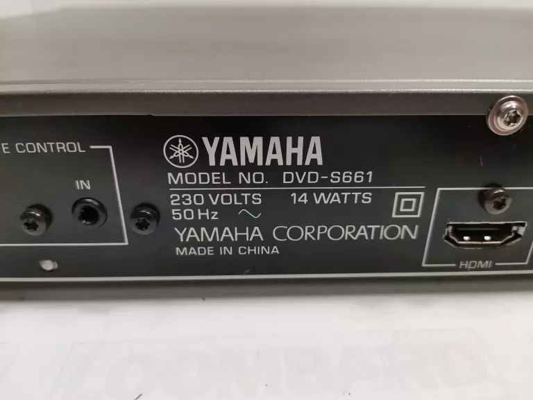 ODTWARZACZ DVD YAMAHA DVD-S661