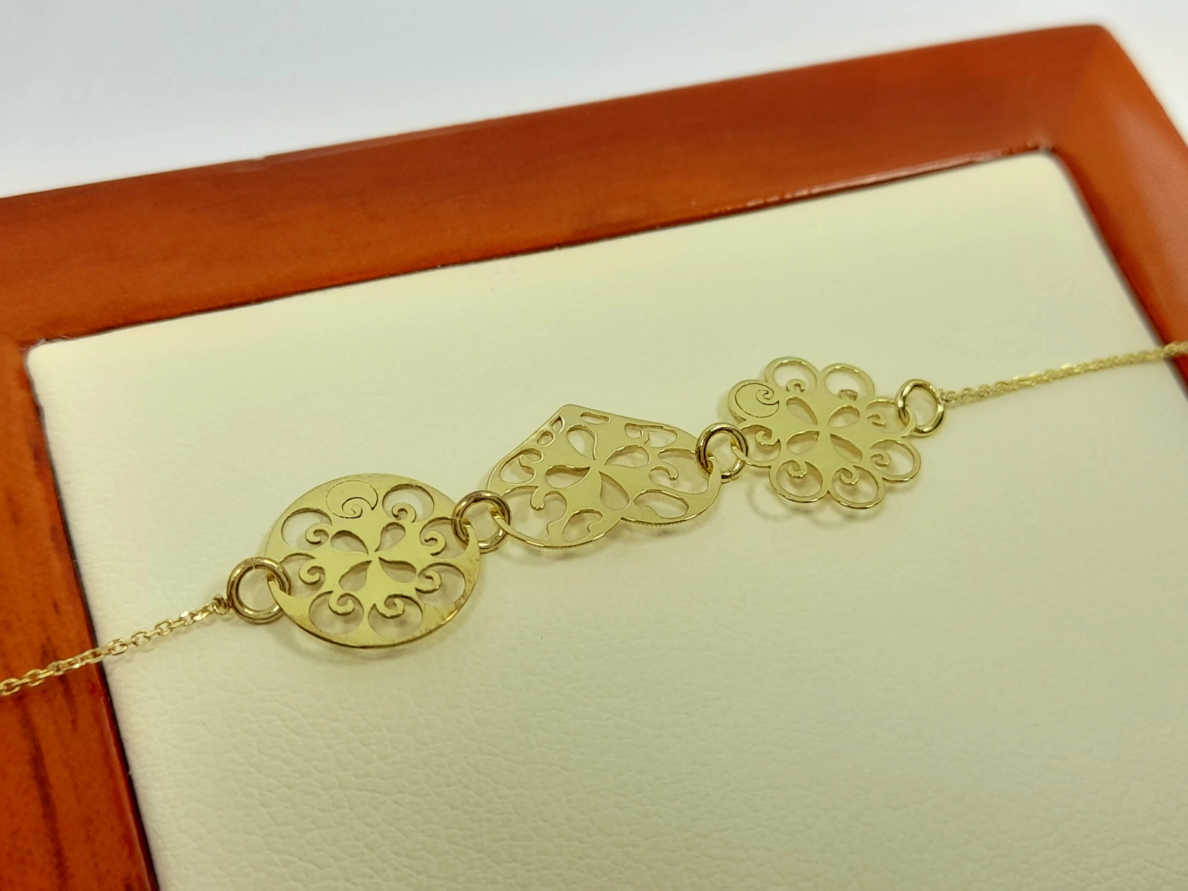 zlota-bransoletka-serce-kwiatek-080g-333-19cm-material-15835-2