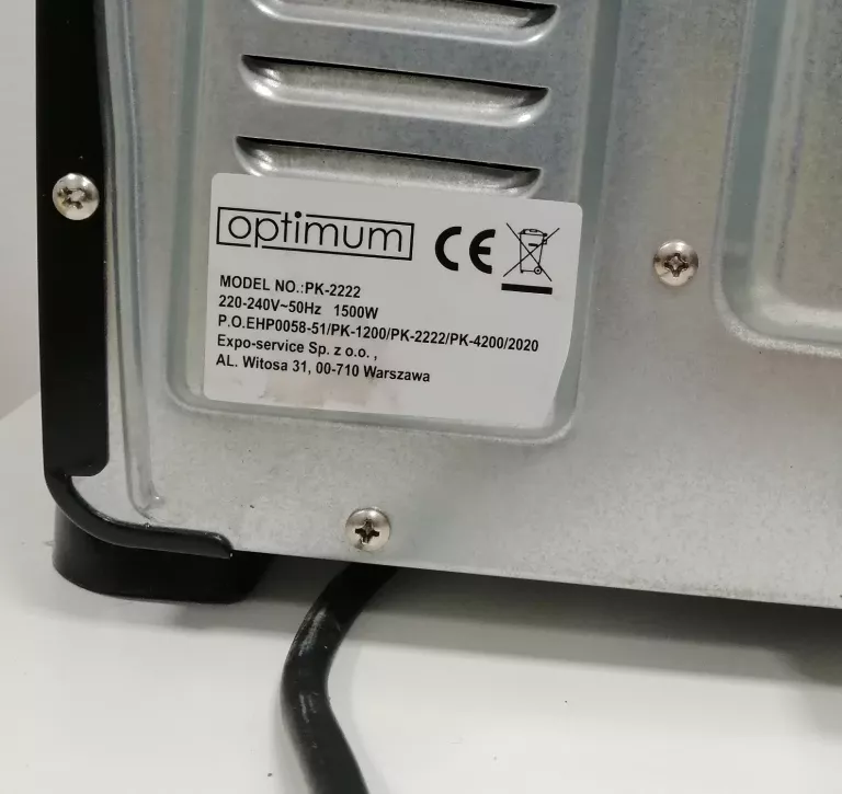 PIEKARNIK OPTIMUM PK-2222