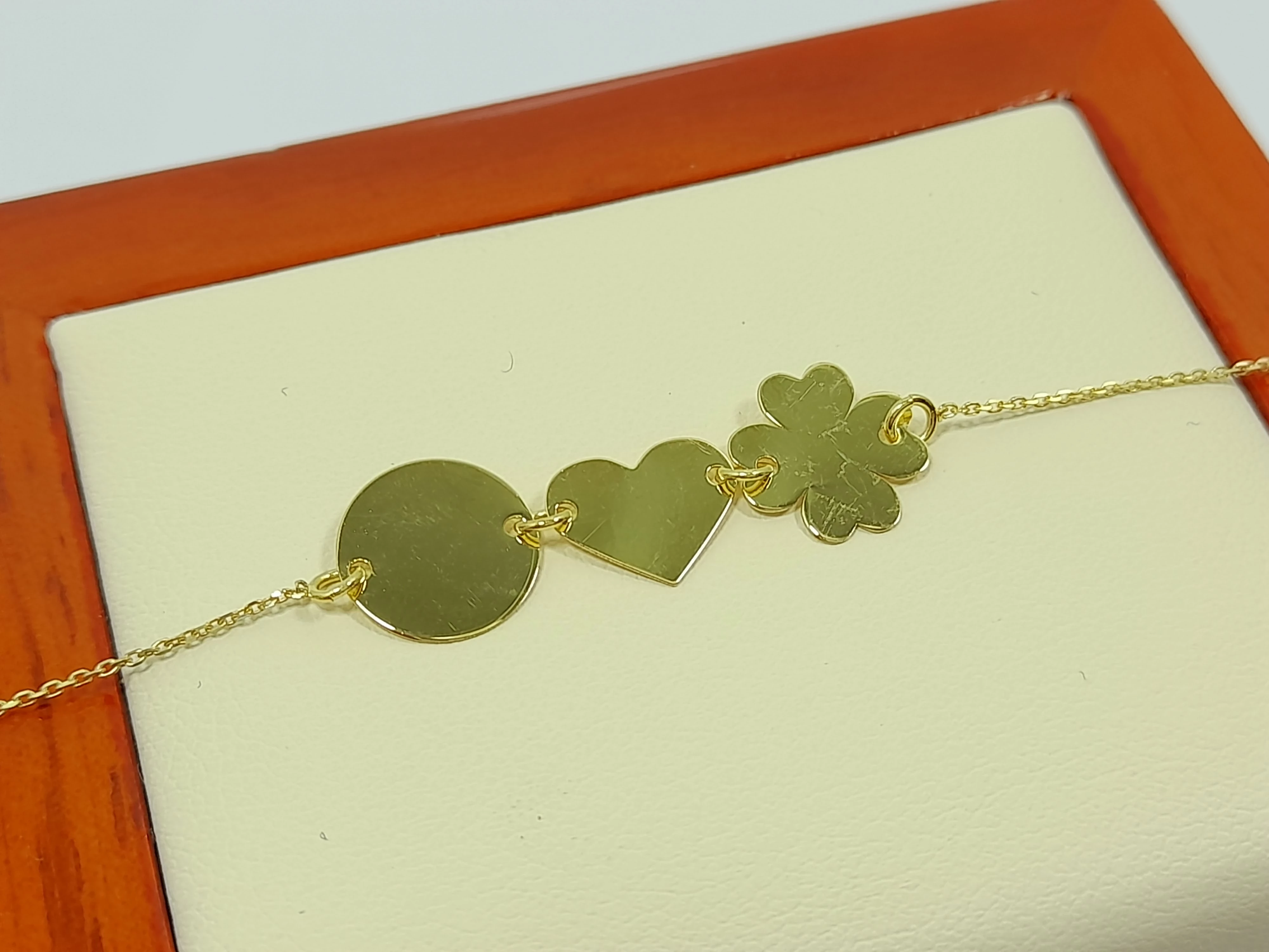 zlota-bransoletka-koniczynka-serce-100g-333-19cm-kolor-dominujacy-205826-225106