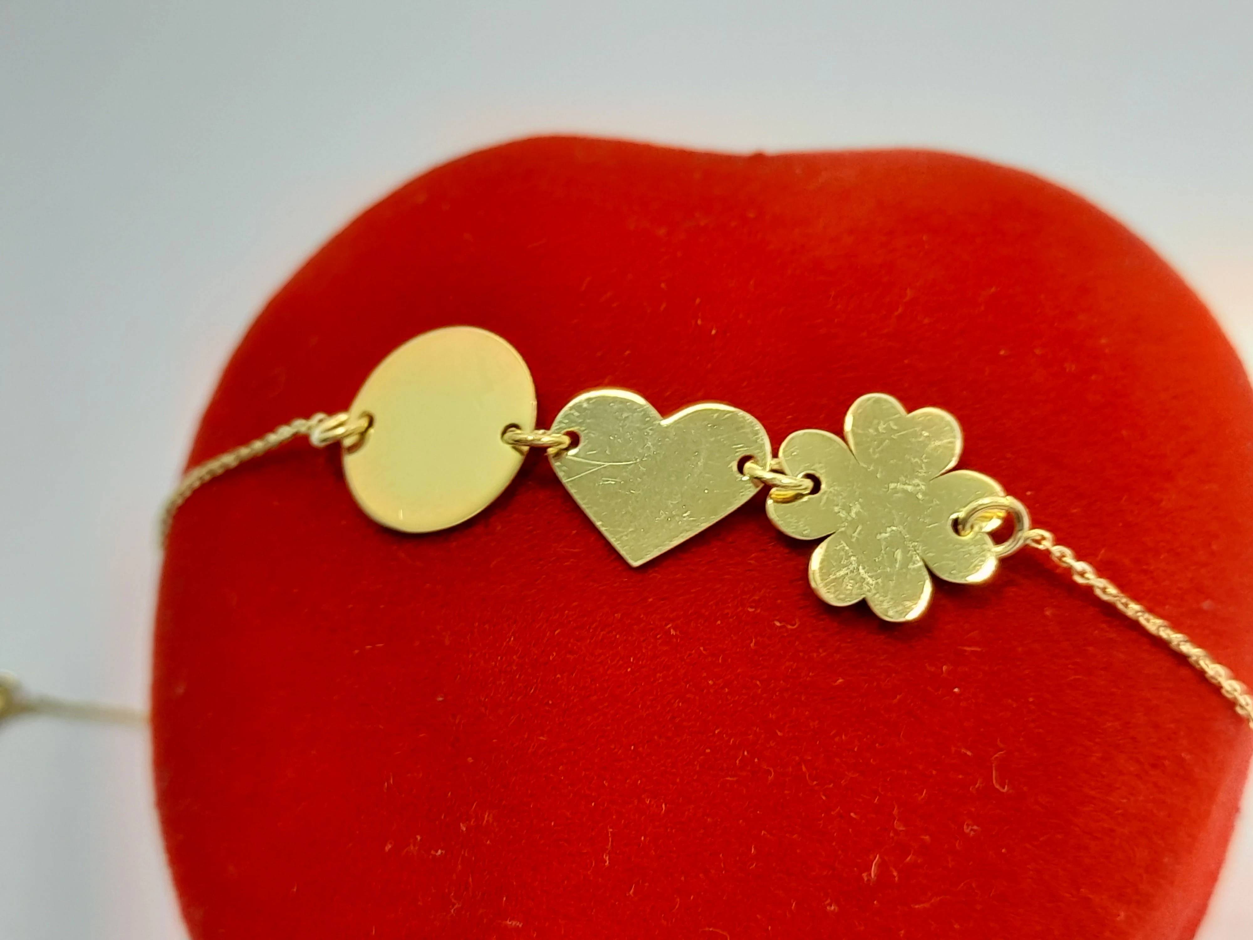 zlota-bransoletka-koniczynka-serce-100g-333-19cm-material-15835-2