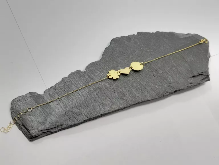 zlota-bransoletka-serce-koniczynka-122g-585-19cm-stan-11323-1