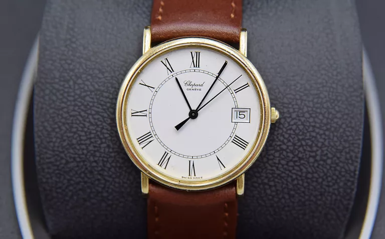 ZŁOTY DAMSKI ZEGAREK CHOPARD 18K P750 CERTIFIKAT