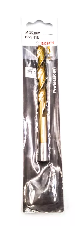 BOSCH WIERTŁO DO METALU HSS-TIN TYTANOWE 10 MM