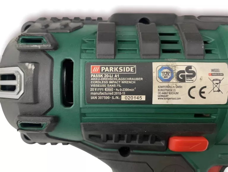 KLUCZ UDAROWY PARKSIDE PASSK 20-LI A1