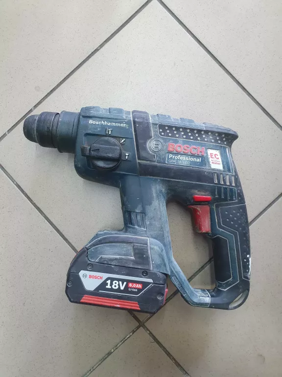 MŁOTOWIERTARKA BOSCH GBH 18V-EC BATERIA 6AH