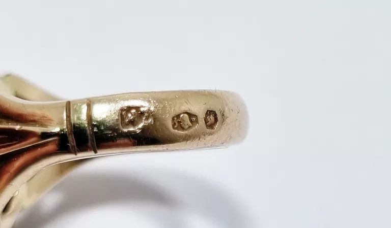 PIĘKNY ZŁOTY PIERŚCIONEK KULA 11,99G 585 R.12