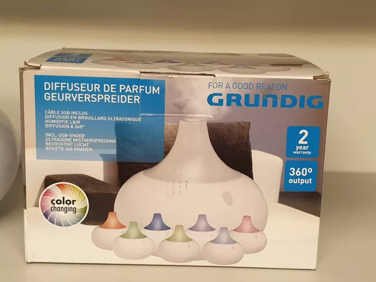 NAWILŻACZ POWIETRZA DYFUZOR ZAPACHÓW LED GRUNDIG