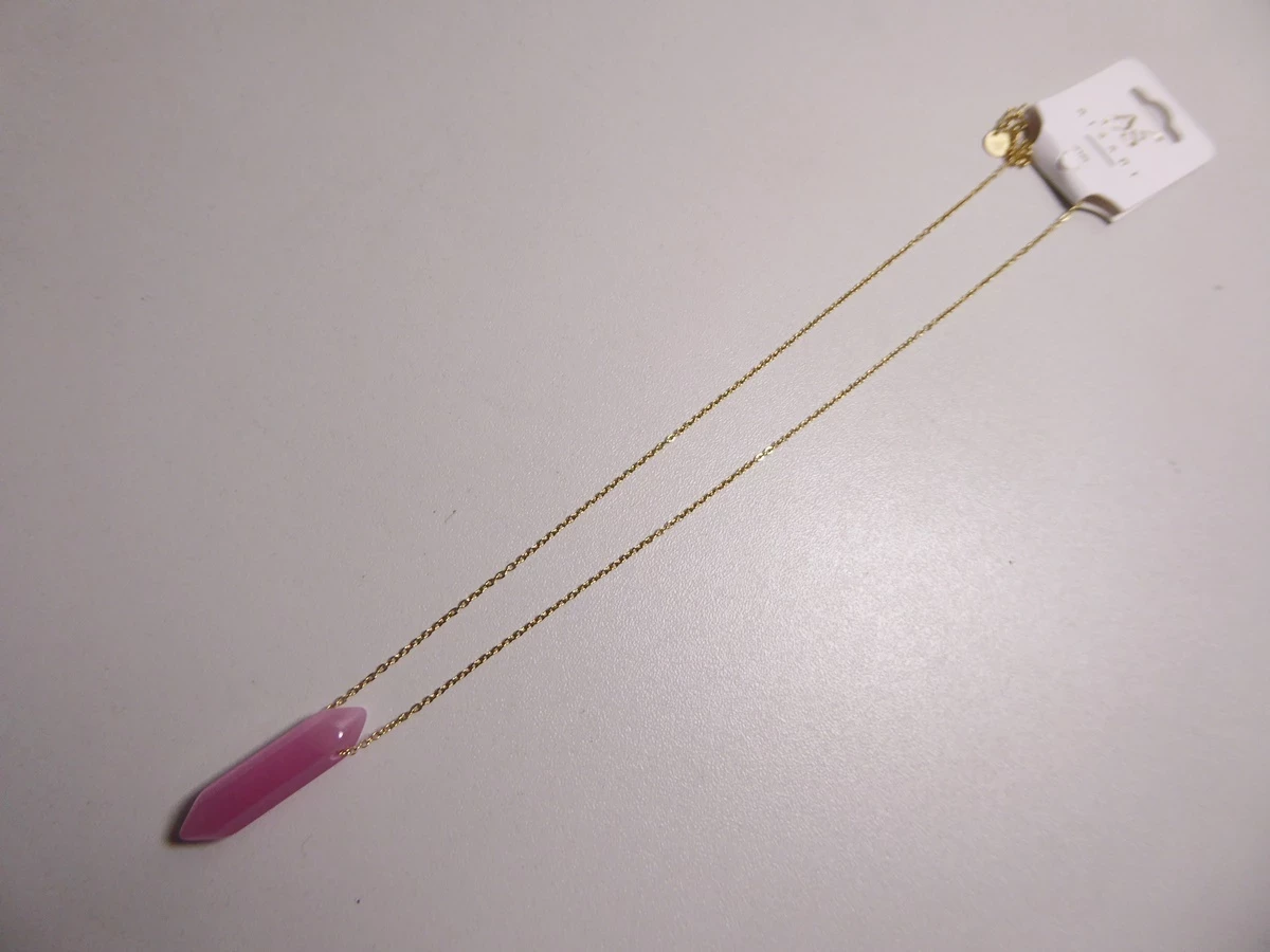 sliczny-naszyjnik-z-rozowym-kamieniem-okazja-marka-blueberry