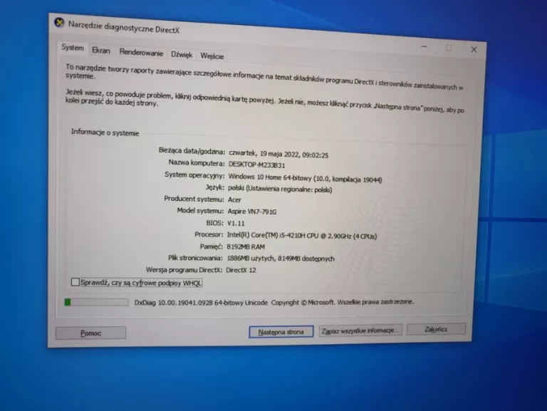 ACER V 17 NITRO 1TB/8GB I5-4210H GF 940M