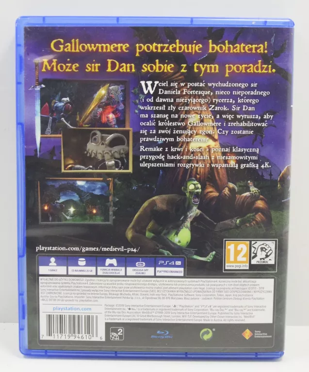 gra-medievil-ps4-stan-uzywany