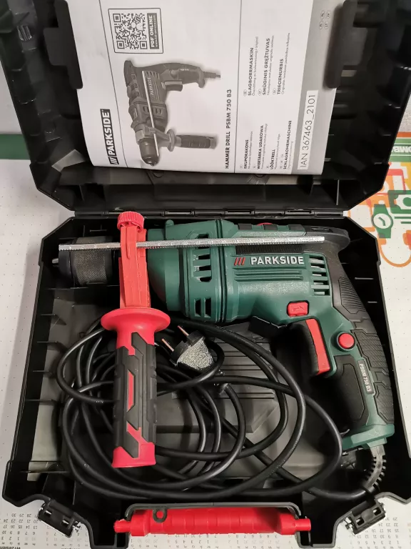 WIERTARKA UDAROWA PARKSIDE PSBM 750 B3