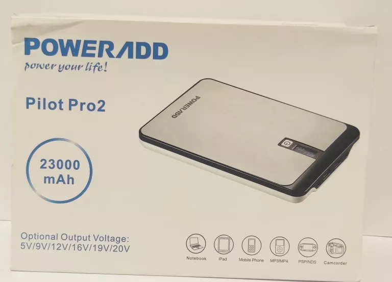 POWERADD PILOT PRO2 ZEWNĘTRZNY AKUMULATOR 23000MA