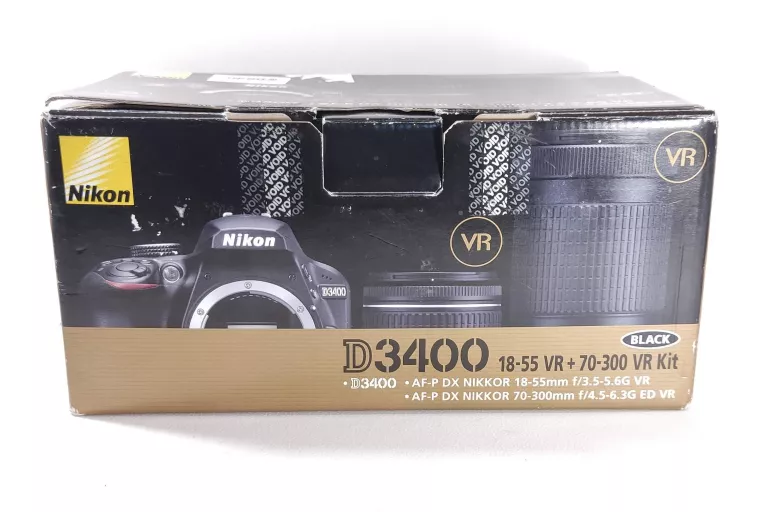 NIKON D3400 + 18-55 VR KIT