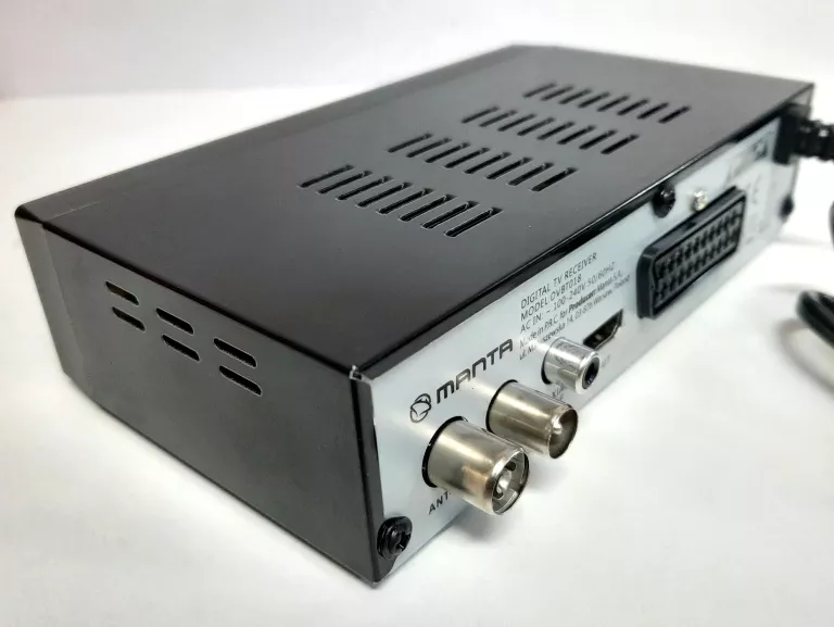 DEKODER DVB-T2 MANTA DVBT018 - JAK NOWY!!!