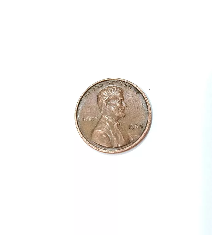 MONETA, USA, LINCOLN CENT, 1969, U.S.
