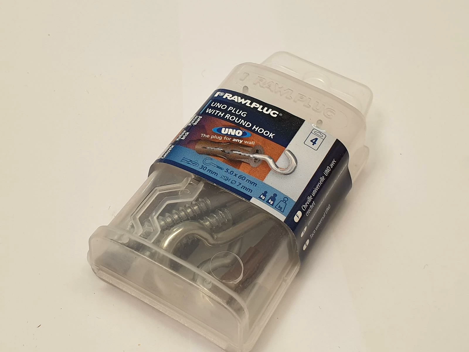 kolek-montazowy-rawlplug-30mm-z-hakiem-5x60mm-4szt-stan-uzywany