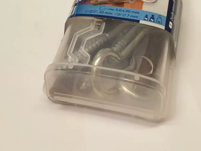 KOŁEK MONTAŻOWY RAWLPLUG 30MM Z HAKIEM 5X60MM 4SZ