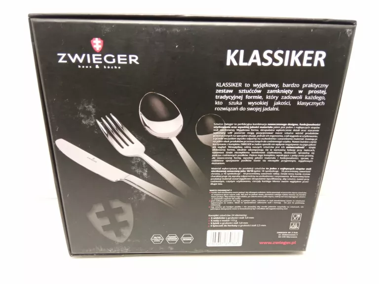 ZESTAW SZTUĆCÓW ZWIEGER KLASSIKER 24 ELEMENTY