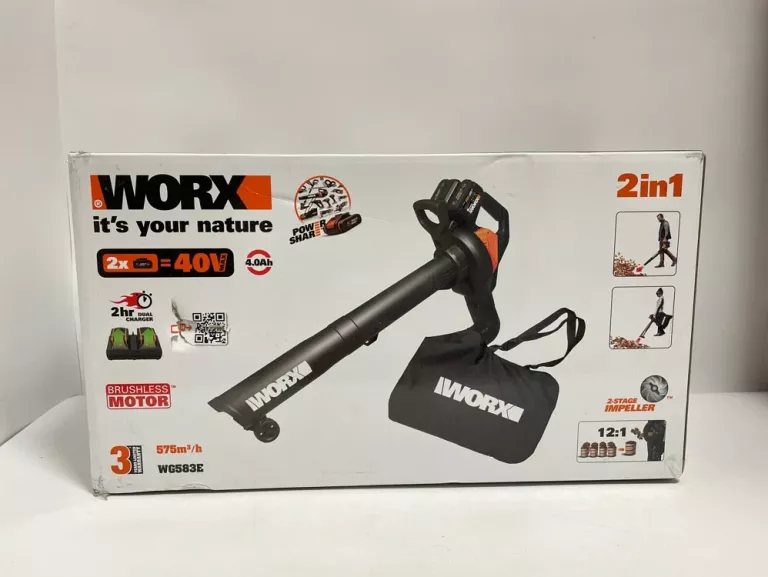 DMUCHAWA DO LIŚCI AKUMULATOROWY WORX WG583E