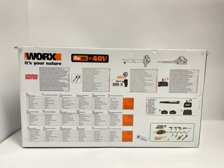 DMUCHAWA DO LIŚCI AKUMULATOROWY WORX WG583E
