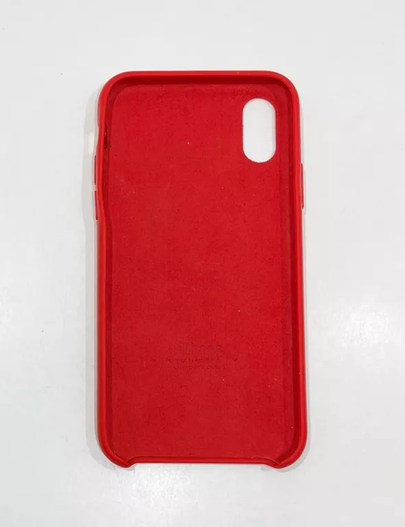 CASE APPLE IPHONE X CZERWONY I SZARY