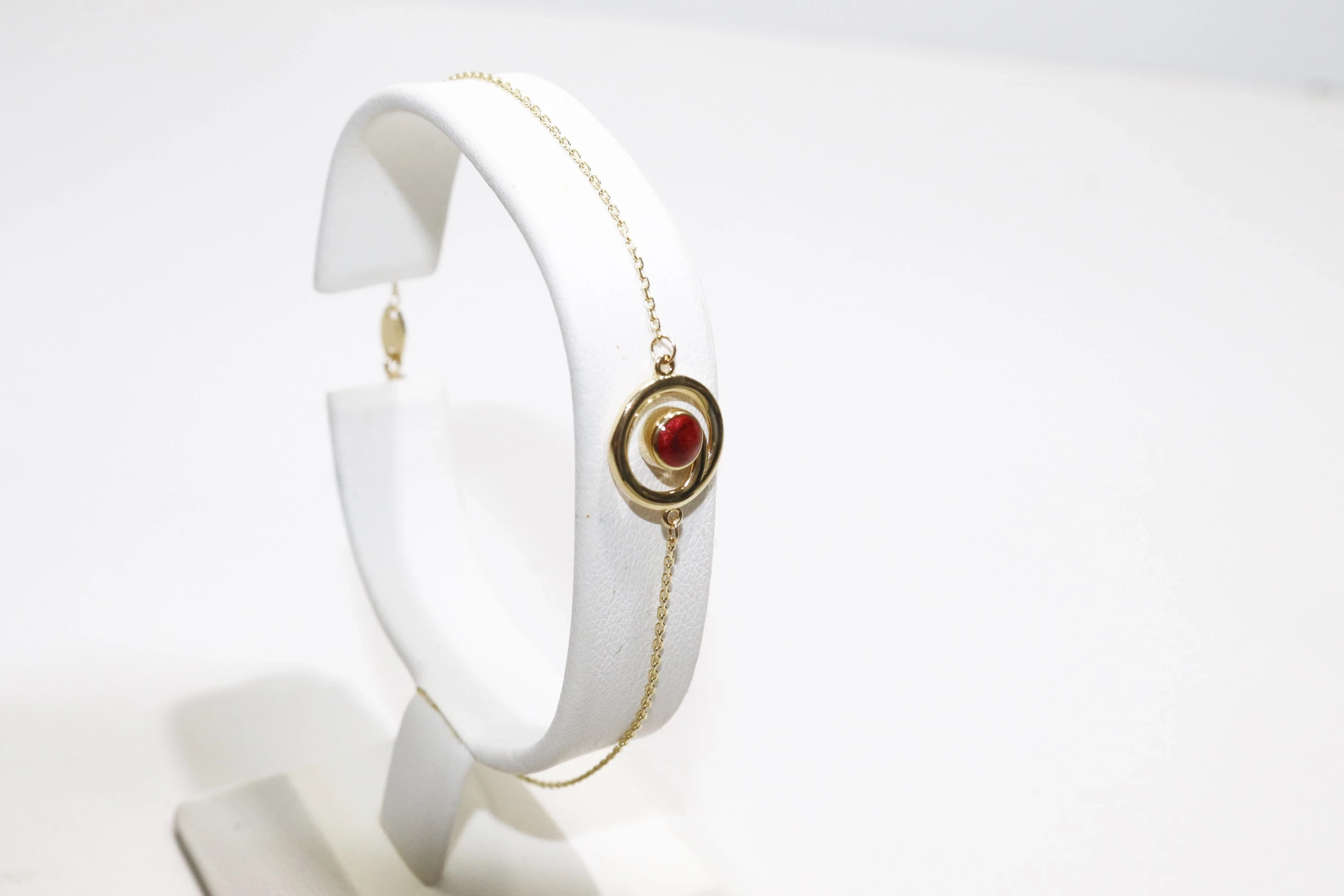 nowa-zlota-bransoletka-585-czerwony-kamien-115-g-stan-11323-1