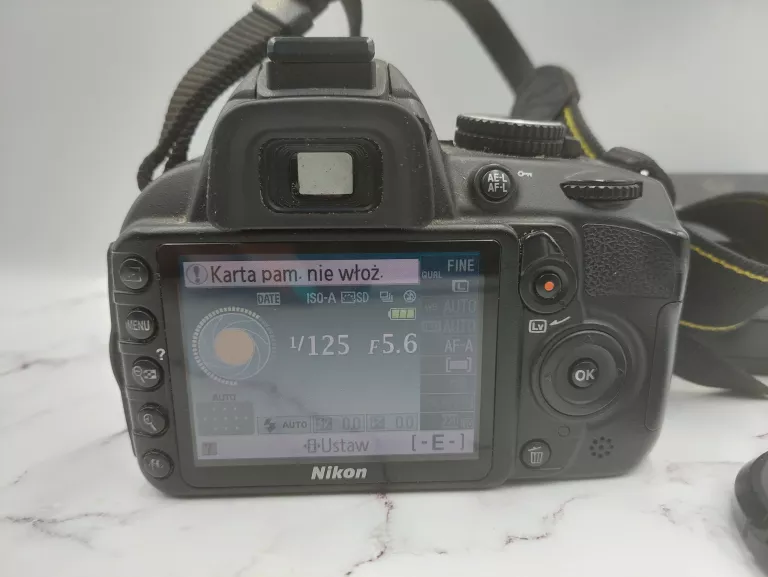 aparat-nikon-d3100-obiektyw-nikon-nikkor-18-105-stan-uzywany