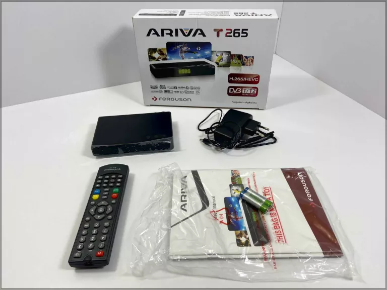 DEKODER TUNER DVB-T/T2 FERGUSON ARIVA T265 KOMPL