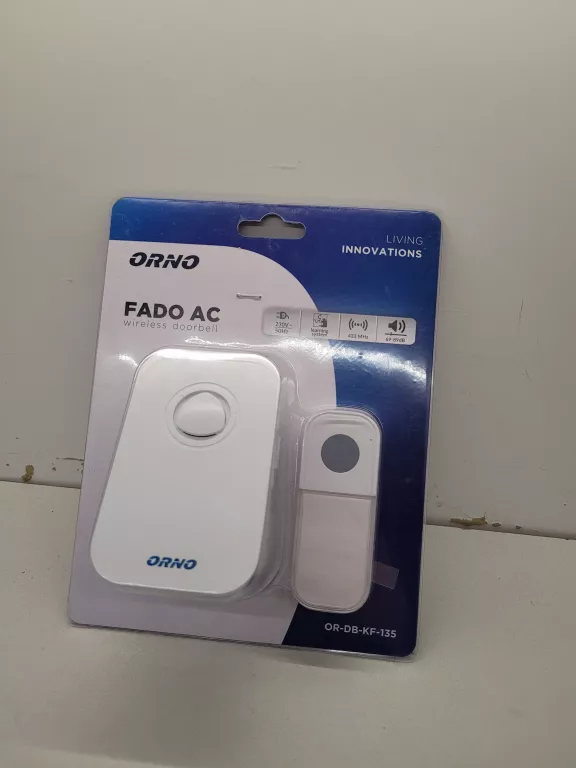 BEZPRZEWODOWY DZWONEK ORNO FADO AC