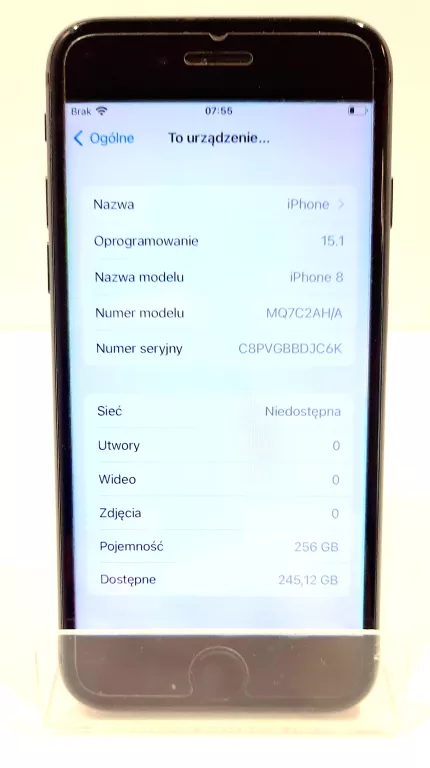 TELEFON IPHONE 8 2/256GB CZARNY