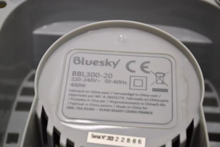 BLENDER KIELICHOWY BLUESKY BBL300-20 400W PUDEŁKO