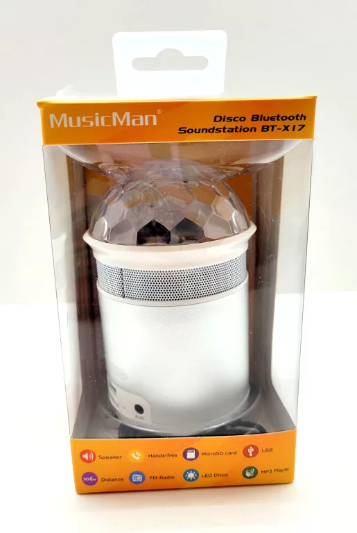 GŁOŚNIK MUSICMAN DISCO BLUETOOTH BT-X17