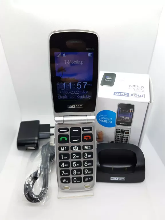 TELEFON MAXCOM COMFORT MM824 ZESTAW !!