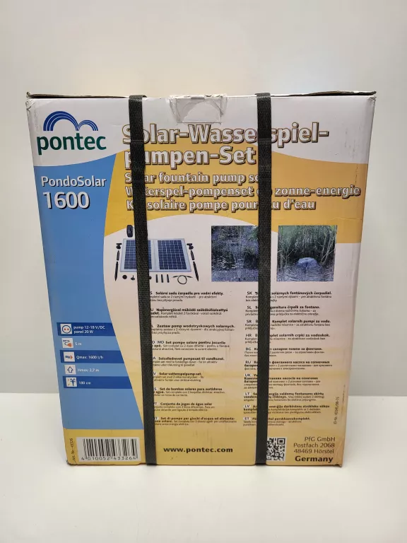 OASE PONTEC PONDOSOLAR 1600 POMPA FONTANNA SOLAR