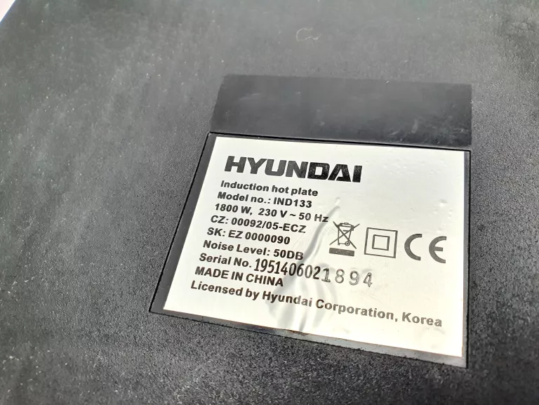 KUCHENKA INDUKCYJNA HYUNDAI IND133