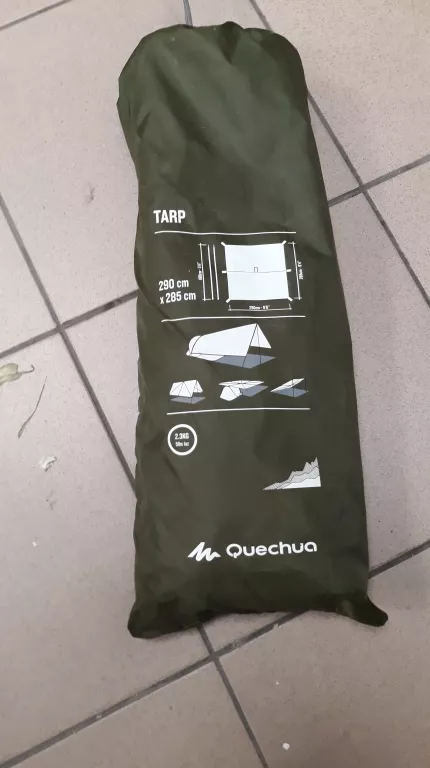 PŁACHTA BIWAKOWA TARP QUECHUA 2,9 X 2,85M
