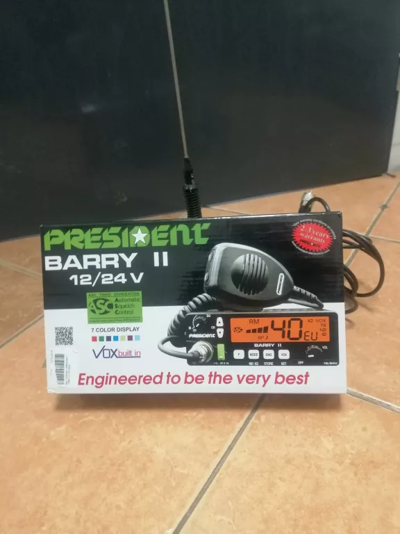 ZESTAW CB RADIO PRESIDENT BARRY II