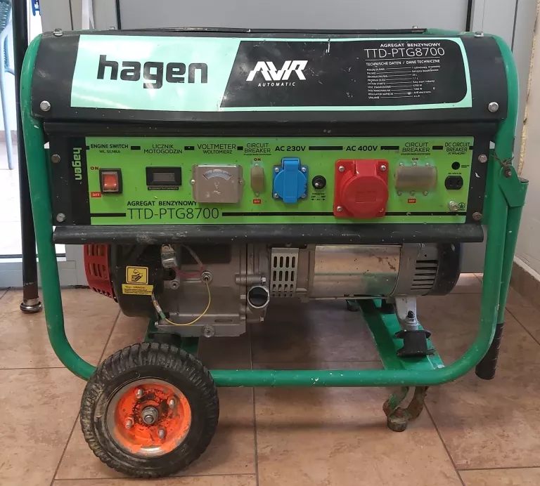GENERATOR PRĄDU HAGEN PTG8700 25L 7200W