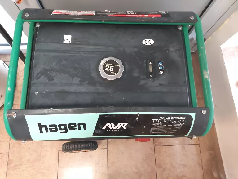 GENERATOR PRĄDU HAGEN PTG8700 25L 7200W